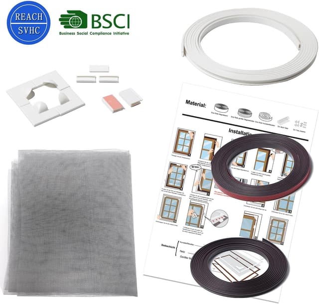 Detalle de NeatiEase magnetic fly screen 100x130 cm