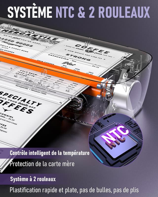 Thumbnail 2 de Ablemark Plastifieuse A3 laminage rapide