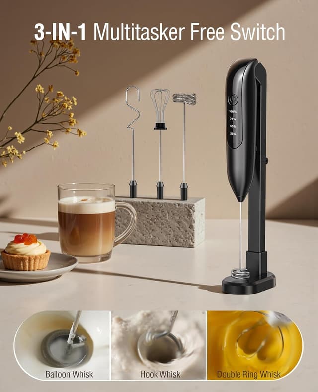 Thumbnail 5 de 3-in-1 Milk Frother 13,000 RPM
