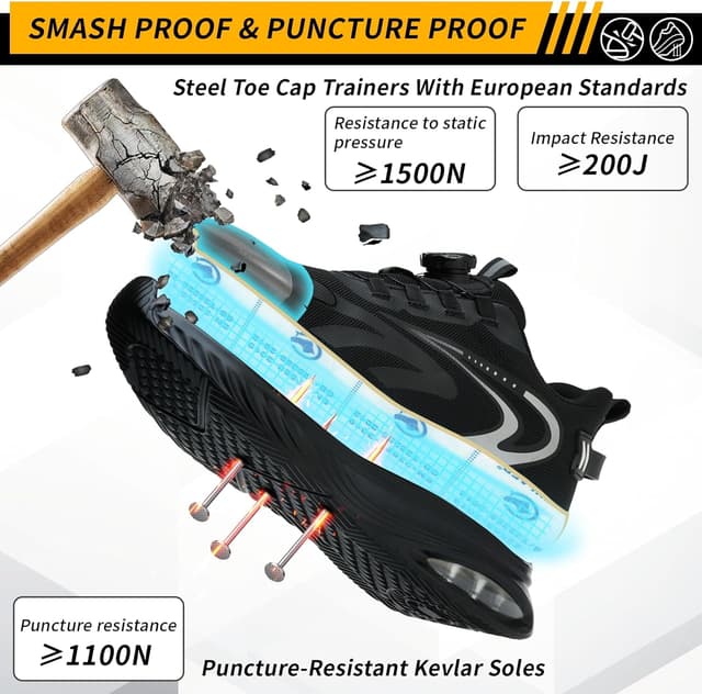 Thumbnail 3 de Steel Toe Cap Trainers 200J