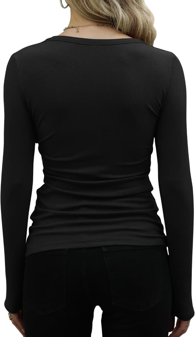 Thumbnail 2 de DUOEASE Langarmshirt Damen Rundhals Pullover