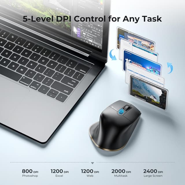 Thumbnail 4 de iClever Bluetooth Maus 500 mAh đ±