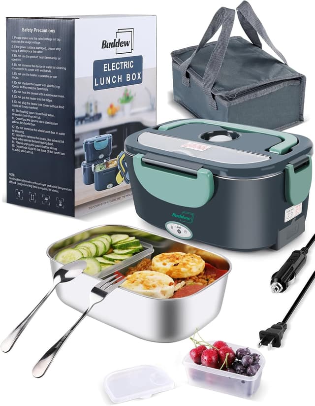 Detalle de Buddew Electric Heated Lunch Box 1.5L 80W