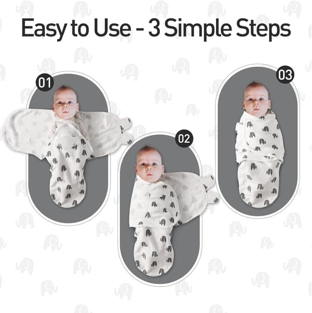 Detalle de GLLQUEN BABY Swaddle Wraps 0–3 months