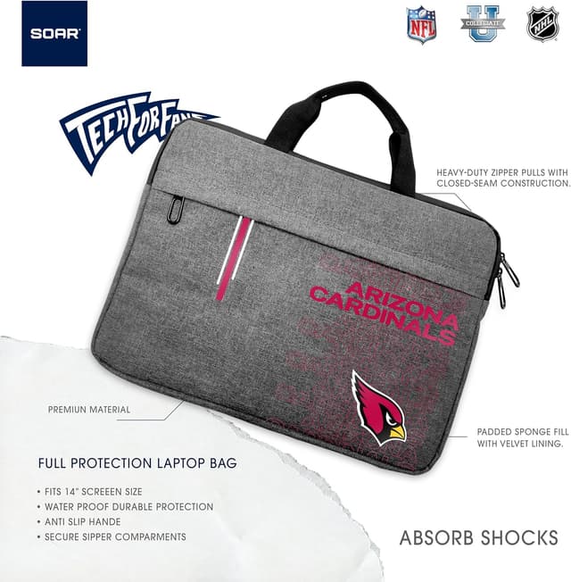 Detalle 2 de SOAR NFL 13 Inch Laptop Sleeve for 13-inch laptops