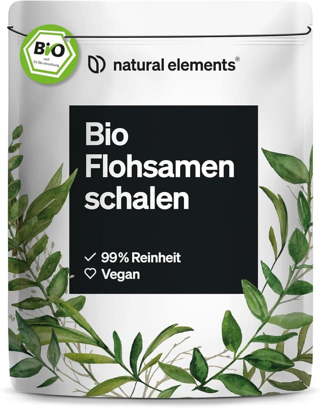 Imagen de natural elements Bio Flohsamenschalen 500 g â Flohsamen đ en OfertitasTOP