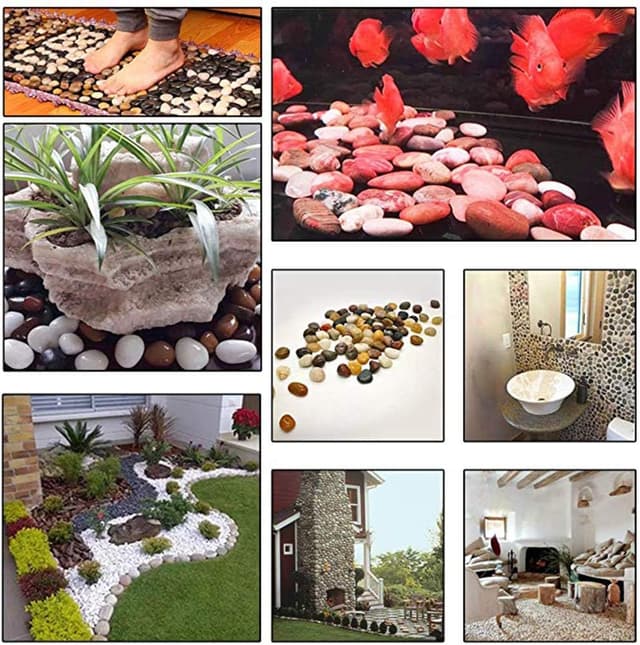 Thumbnail 3 de Hisredsun Multi Polished River Pebbles 3–5 cm 🪨