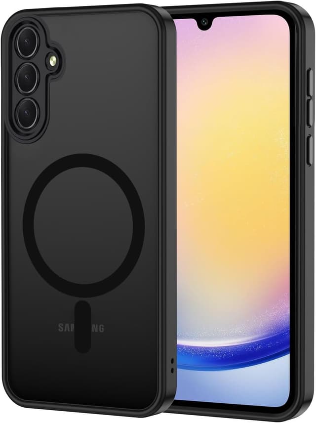 Thumbnail 6 de Coque XTCASE pour Samsung Galaxy S25 Edge magnétique compatible MagSafe – Noir, finition translucide mate