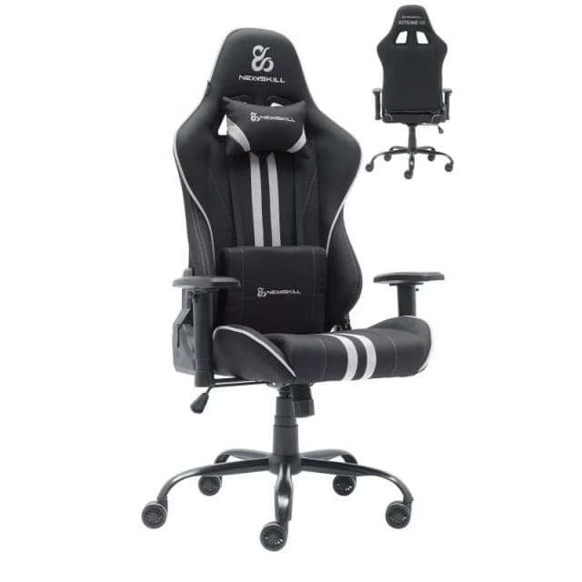 Detalle de Newskill Kitsune V2 Silla gaming tela transpirable, estructura acero