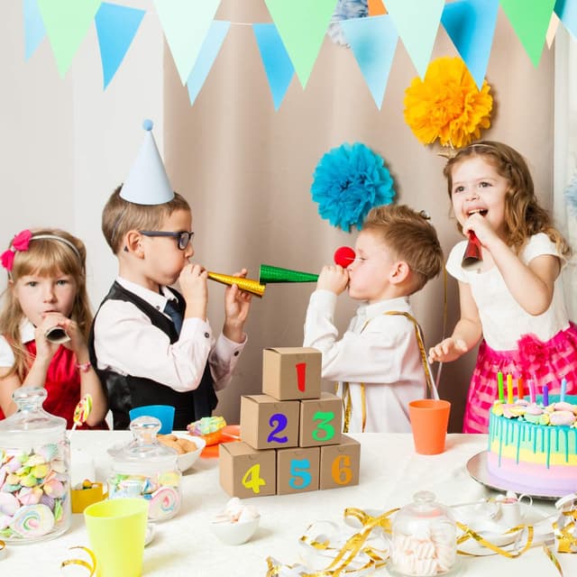 Detalle de Switory 50pc Kraft Present Boxes with Lids (10x10x10cm) – easy-fold gift and cupcake boxes