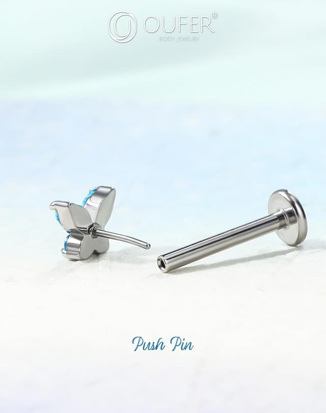 Detalle de OUFER Bijoux piercing 16G hypoallergénique