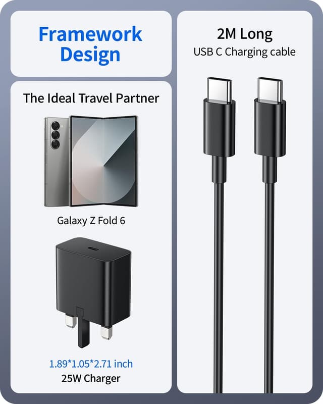 Thumbnail 5 de 25W USB C Super Fast Charger for Samsung
