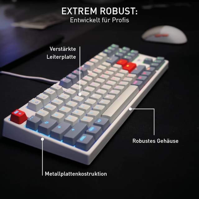 Thumbnail 3 de Cherry XTRFY K4V2 TKL Kabelgebundene Gaming-Tastatur