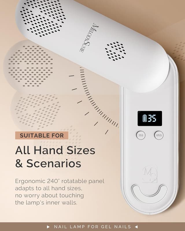 Thumbnail 6 de MelodySusie P-PLUS20F 7800mAh UV Nail Lamp