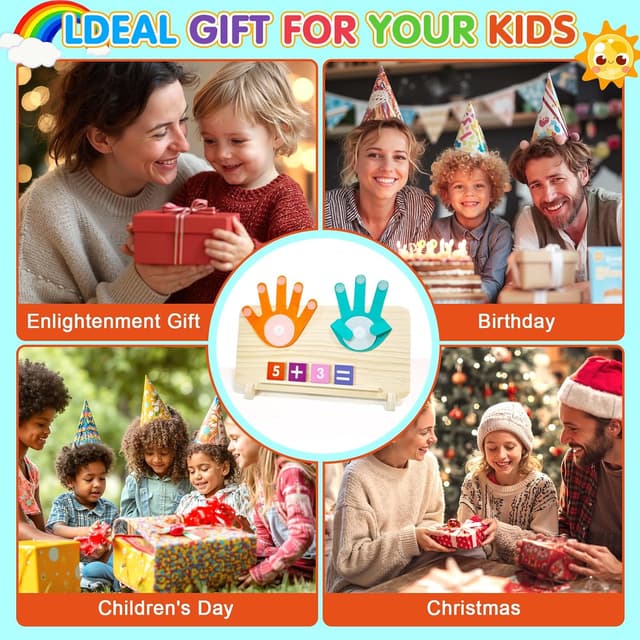 Detalle 2 de Montessori Lernspiel Zahlen ab 3 Jahre