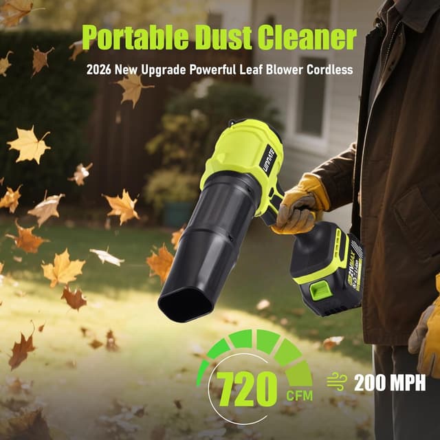Thumbnail 5 de Uinnate Leaf Blower 21V 4000mAh Lightweight