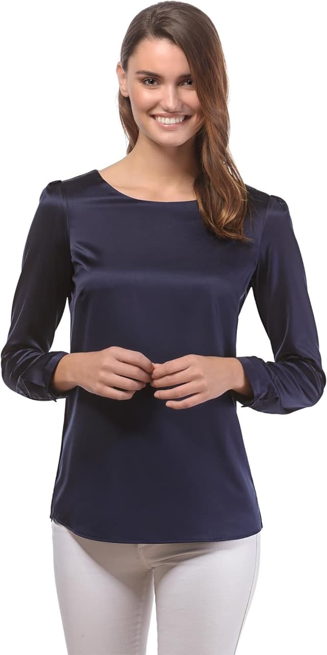 Detalle de Chemisier léger cintré col rond