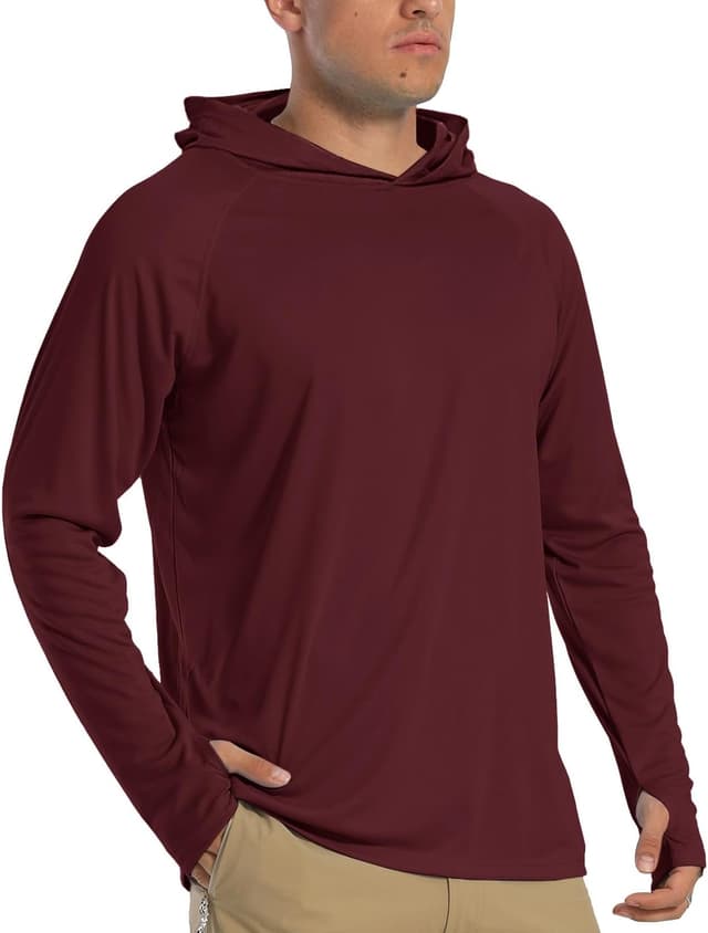 Thumbnail 6 de TACVASEN men’s UPF 50+ sun protection hoodie rash guard long-sleeve