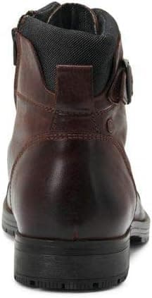 Detalle 2 de JACK & JONES Jfwalbany Leather Coffee Bean Biker Boots für Herren