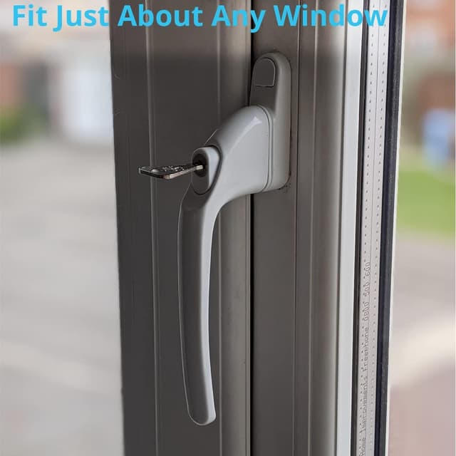 Thumbnail 3 de WODSTA Upvc Window Handle 2pc Lockable Espag 43mm ⌛