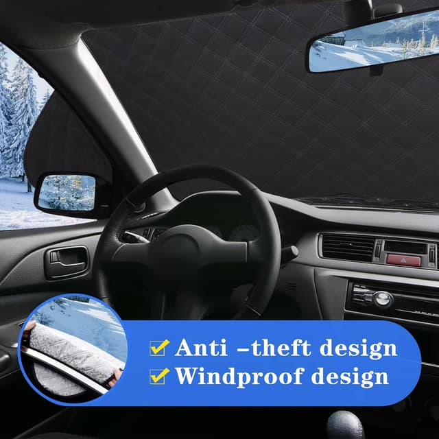 Thumbnail 4 de Car Windscreen Cover 140x90 cm for Snow and Sun