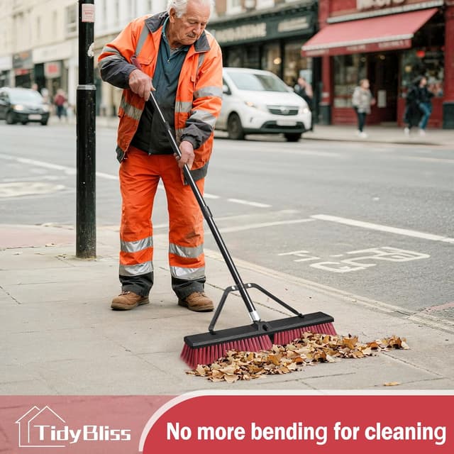 Thumbnail 6 de TidyBliss Balai 60 cm Rouge