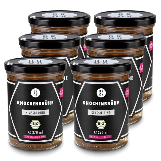 Imagen de BROX Knochenbrühe Rind Bio 6x370ml 🍲 en OfertitasTOP