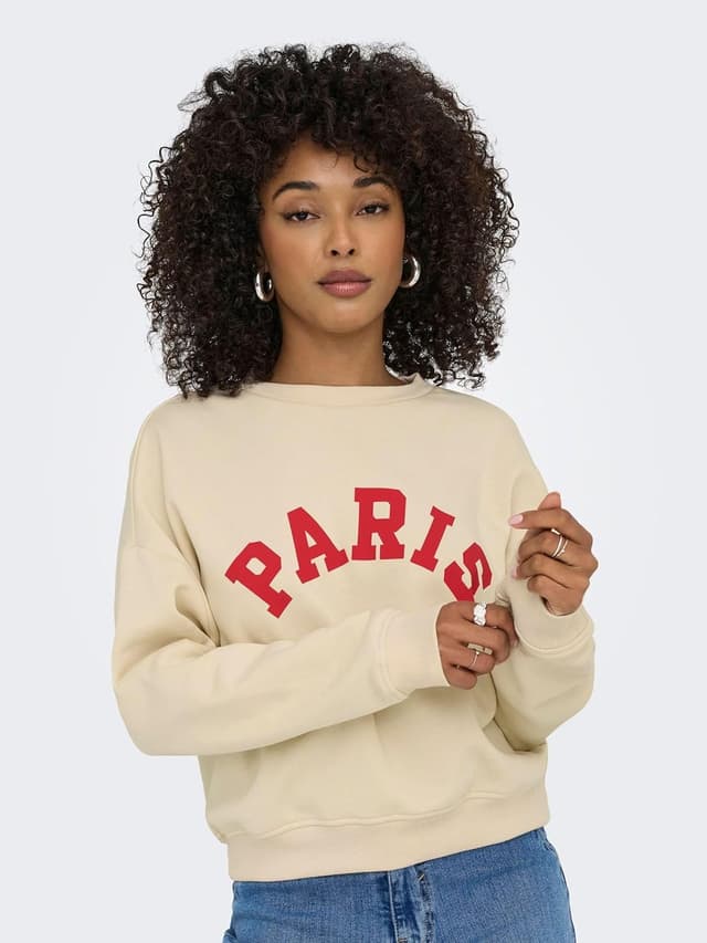 Detalle 2 de ONLY Sweatshirts ONLSWEAT Maglione caldo e confortevole in stile sweatshirt