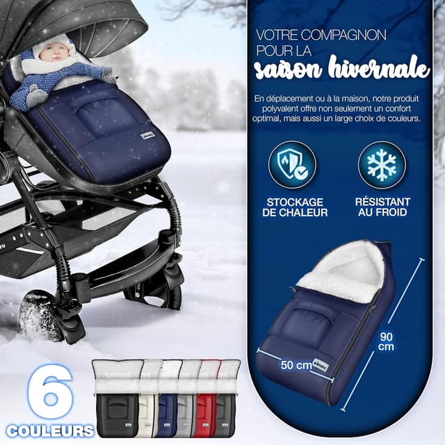 Thumbnail 1 de KIDUKU Chancelière pour poussette 1 pièce