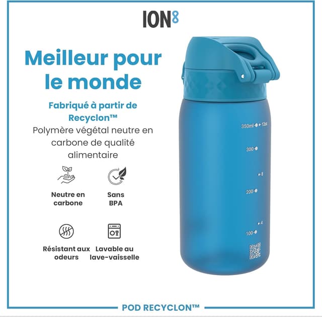Thumbnail 5 de Ion8 Gourde Enfant 350 ml bleu