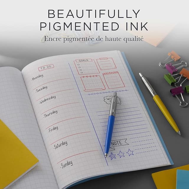 Thumbnail 4 de Parker Recambios tinta azul punta mediana — paquete 20 🖊