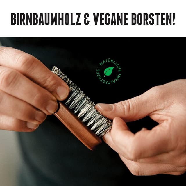 Detalle 1 de Brooklyn Soap Company Bartbürste mit 3 Tage Bart