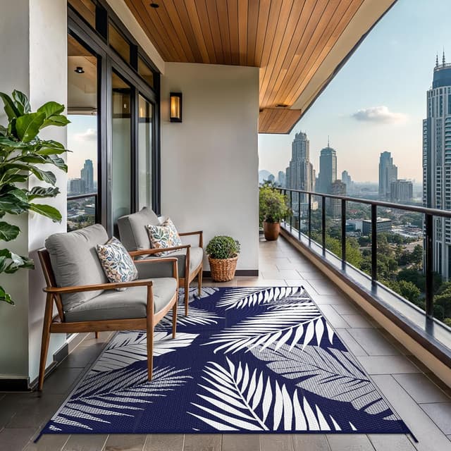 Thumbnail 1 de Genimo Tappeto 180x275 cm blu navy per esterno