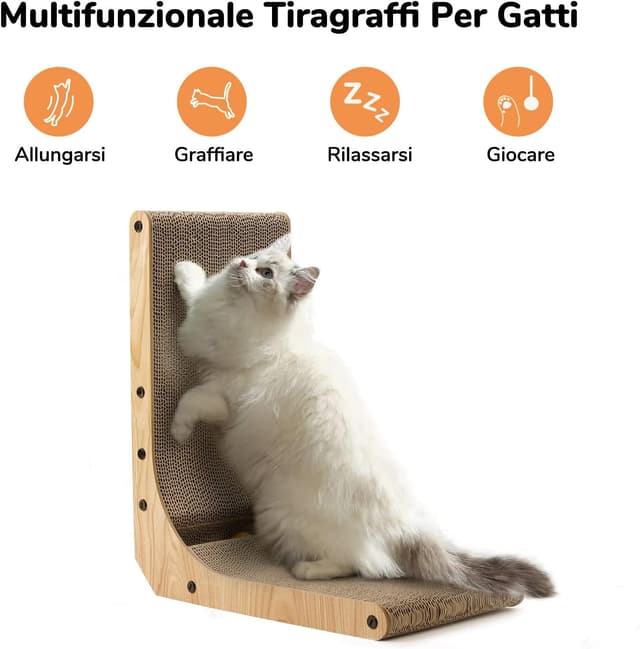 Thumbnail 2 de FUKUMARU Tiragraffi a L 48 cm per Gatti 🐾
