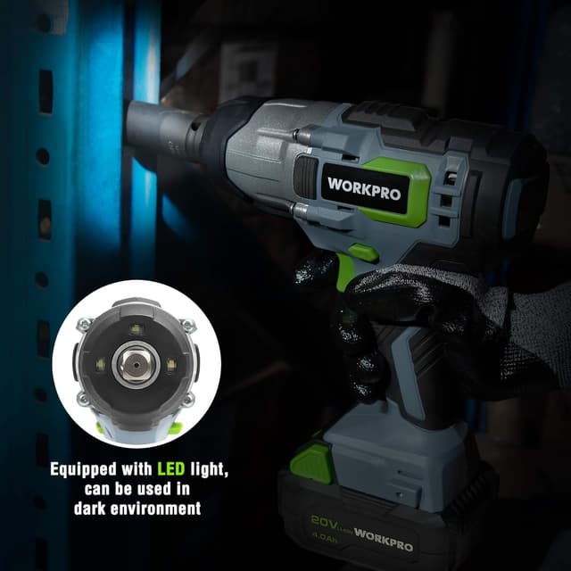 Thumbnail 5 de WORKPRO Cordless Impact Wrench 300Nm