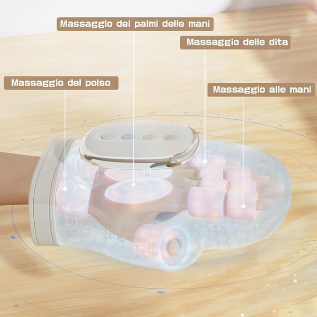 Detalle 2 de Prisag massaggiatore mani wireless, 15 min