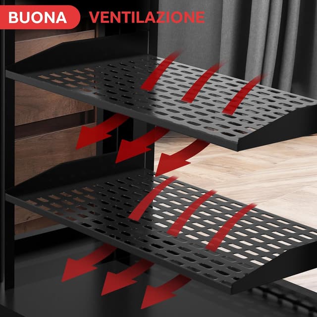 Detalle 1 de Mensole rack Pyle 48,3 cm 1U, 50 kg