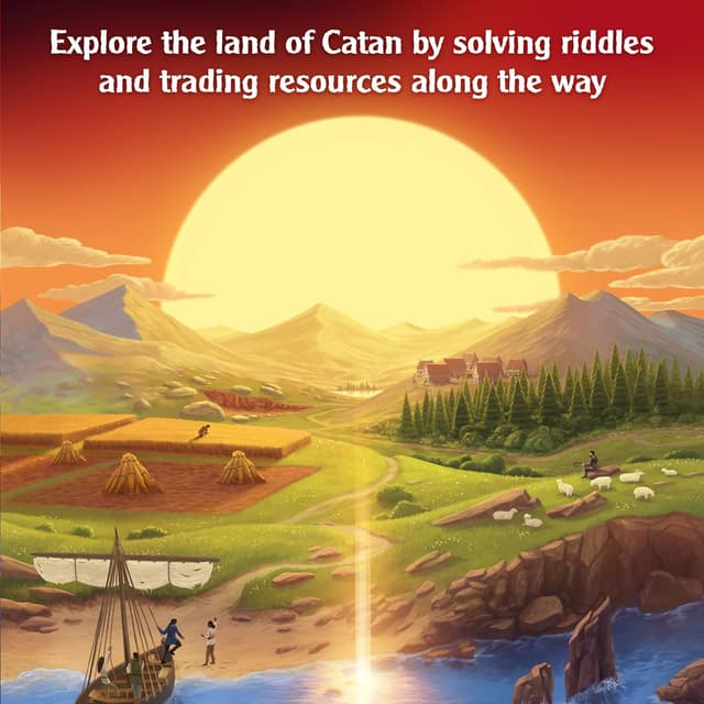 Detalle de Kosmos EXIT Adventures on Catan escape 1-4 🎲