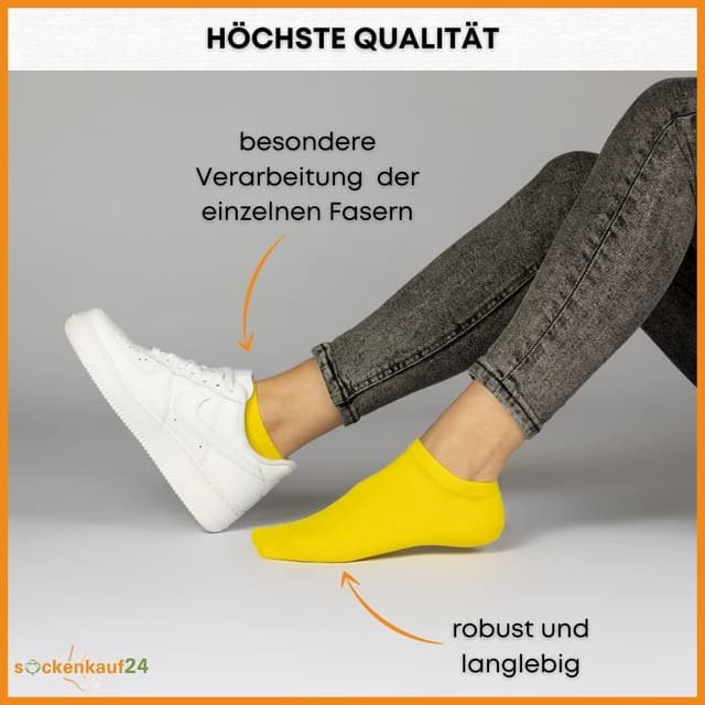 Detalle 2 de Premium Sneaker Socken 10 Paar für Komfort