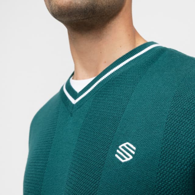 Thumbnail 4 de Siroko Jersey golf Hagen Teal para hombre