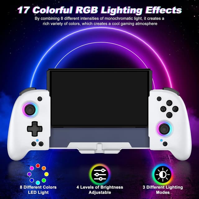 Detalle 2 de Versatile Wireless Switch Pro Controller Replacement (Hall Effect) for Nintendo Switch / OLED