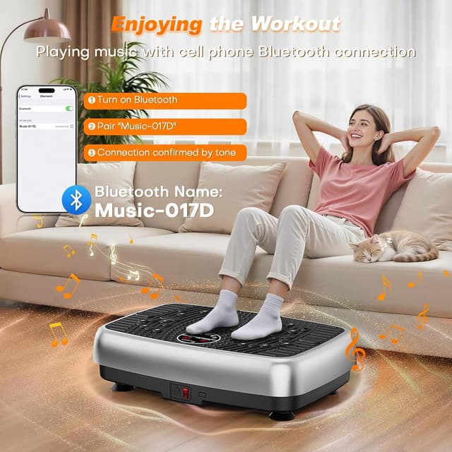 Thumbnail 5 de EvoSpark 2026 Dual Motor Vibration Plate for Home ๐
