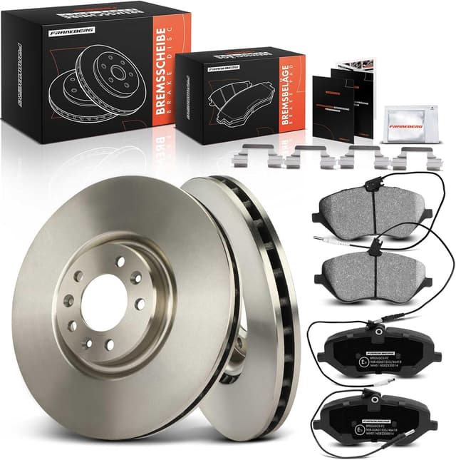 Detalle de Frankberg front brake kit (2 brake discs + 4 brake pads) for selected Citroën/Peugeot models
