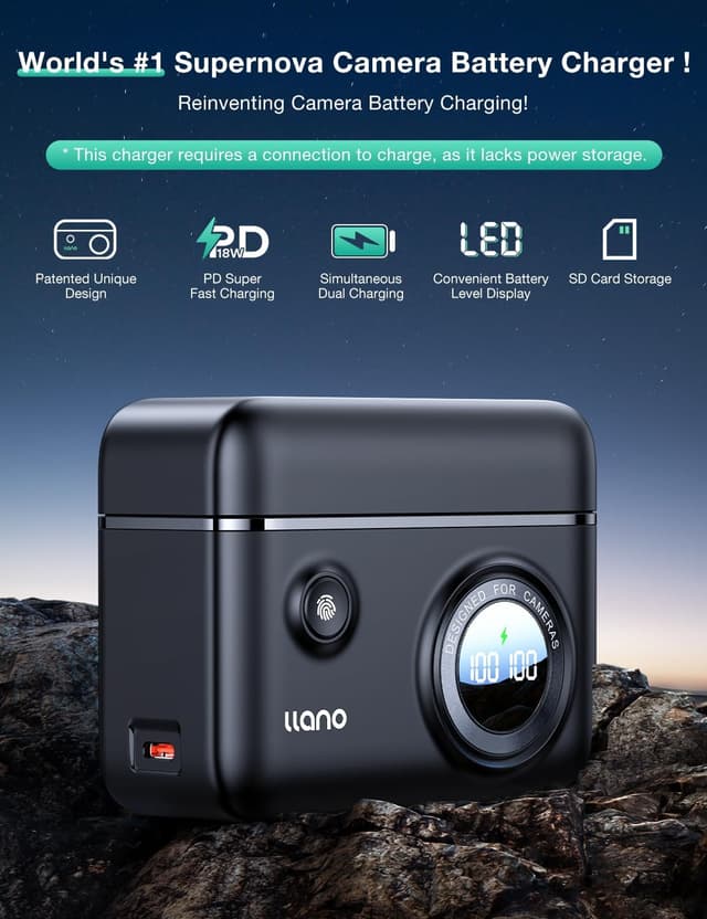 Thumbnail 1 de llano Hero 12 Schnelles Ladegerät 2 Akkus