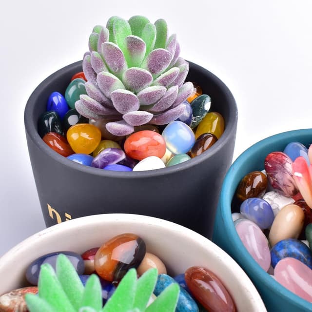 Thumbnail 6 de SigMntun Polished Multicolor Healing Crystal Set 72