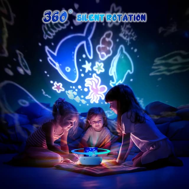 Thumbnail 5 de Proyector Estrellas Infantil Angel 360°