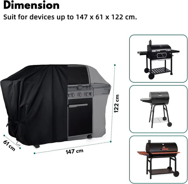 Thumbnail 1 de Mutsitaz Funda para Barbacoa de Gas ☔️ Resistente a Agua y Polvo