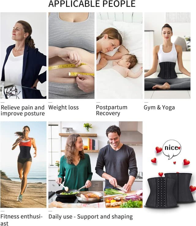 Thumbnail 5 de YIANNA Korsett Bauchweg Stark Formend