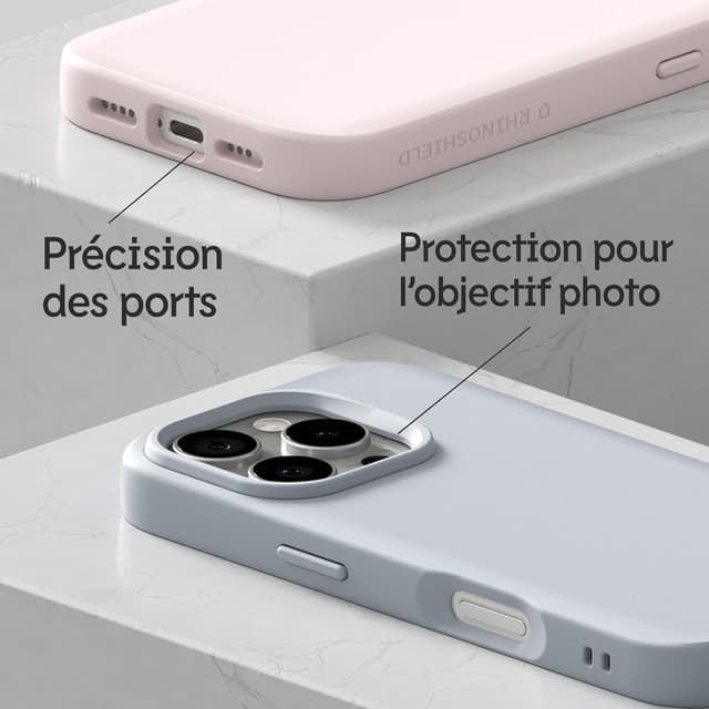 Thumbnail 3 de RhinoShield SolidSuit iPhone 16 Plus Gris Argent