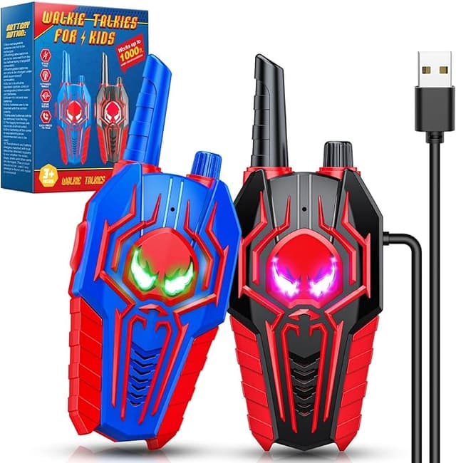 Imagen de Toyokid Walkie Talkie Niños Recargable 🕸️ Juego Exterior para 3-10 Años en OfertitasTOP